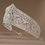 Load image into Gallery viewer, Miallo New Bridal Jewelry Exquisite Handmade Crystal Beaded Wedding Crown Dress Accessories Tiaras Wedding Supplies Holiday Gifts TS-J3212
