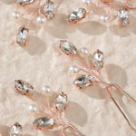 Load image into Gallery viewer, Miallo Simple Fashion Rhinestone Hairpins (6 pcs/pack) Bride Wedding Hairpiece Shiny Handmade Crystal Hair Accessories HS-J6313
