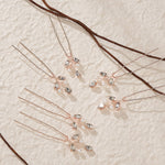 Load image into Gallery viewer, Miallo Simple Fashion Rhinestone Hairpins (6 pcs/pack) Bride Wedding Hairpiece Shiny Handmade Crystal Hair Accessories HS-J6313
