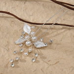 Load image into Gallery viewer, Miallo Exquisite Simple alloy leaf and Crystal Hair Pins(3 pcs/pak) Bridal Wedding Pearl daily Shiny lady Hair Accessories HS-J2656
