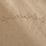 Load image into Gallery viewer, Miallo Simple Fashion Rhinestone Hairpins (6 pcs/pack) Bride Wedding Hairpiece Shiny Handmade Crystal Hair Accessories HS-J6313
