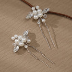 Load image into Gallery viewer, Miallo Simple Shiny Rhinestone Pearl Hairpins Handmade Daily Hair Accessories For Women And Girls Gift HS-J5003
