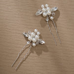 Load image into Gallery viewer, Miallo Simple Shiny Rhinestone Pearl Hairpins Handmade Daily Hair Accessories For Women And Girls Gift HS-J5003
