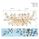 Load image into Gallery viewer, Miallo High Quality Bridal Wedding Handmade Headpieces Fashion Shiny Jelly Stone Hair Comb Simple Women Party Hair Jewelry HS-J6161
