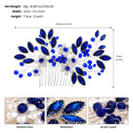 Load image into Gallery viewer, Miallo Exquisite Rhinestone Pearl Hair Comb Fashion Handmade Crystal Hair Accessories HS-J6869
