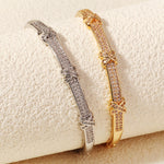 Load image into Gallery viewer, Miallo Luxury Real Gold Plated Copper Zircon Bangles Wedding Bridal Bangles Women Jewelry Accessories BS-J5575
