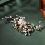 Load image into Gallery viewer, Miallo Fashion Bridal Headpiece Handmade Crystal Pearls Hair Combs Clips Wedding Jewelry Hair Accessories Headpieces HS-J4999
