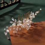 Load image into Gallery viewer, Miallo Fashion Bridal Headpiece Handmade Crystal Pearls Hair Combs Clips Wedding Jewelry Hair Accessories Headpieces HS-J4999
