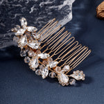 Load image into Gallery viewer, Miallo Exquisite Rhinestone Crystal Bead Flower Handmade Hair Comb Elegant Fashion Hair Accessories For Girls Birthday Gift HS-J5280
