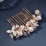 Load image into Gallery viewer, Miallo Exquisite Rhinestone Crystal Bead Flower Handmade Hair Comb Elegant Fashion Hair Accessories For Girls Birthday Gift HS-J5280
