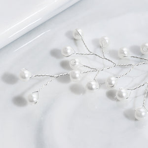 Miallo Popular Hand Made Pearl Branch Bride Hairpins (3 pcs/pack) Wedding Bridesmaid Headdress Birthday Gift Hairpins Set For Girls HS-J5920S