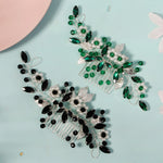 Load image into Gallery viewer, Miallo Hot Selling Bridal Crystal Pearl Flower Handmade Wedding Headpiece Hair Combs Metal Leave Hair Accessories HS-J6628
