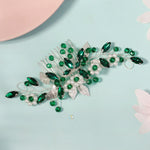 Load image into Gallery viewer, Miallo Hot Selling Bridal Crystal Pearl Flower Handmade Wedding Headpiece Hair Combs Metal Leave Hair Accessories HS-J6628
