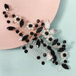 Load image into Gallery viewer, Miallo Hot Selling Bridal Crystal Pearl Flower Handmade Wedding Headpiece Hair Combs Metal Leave Hair Accessories HS-J6628
