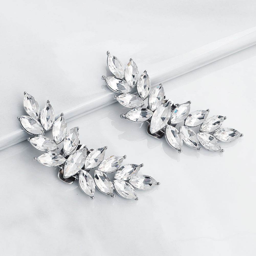 Miallo Stylish Alloy Rhinestone Shoe Buckles Minimalist Unique Shoe Bridal Wedding Shoe Accessories SC-J056