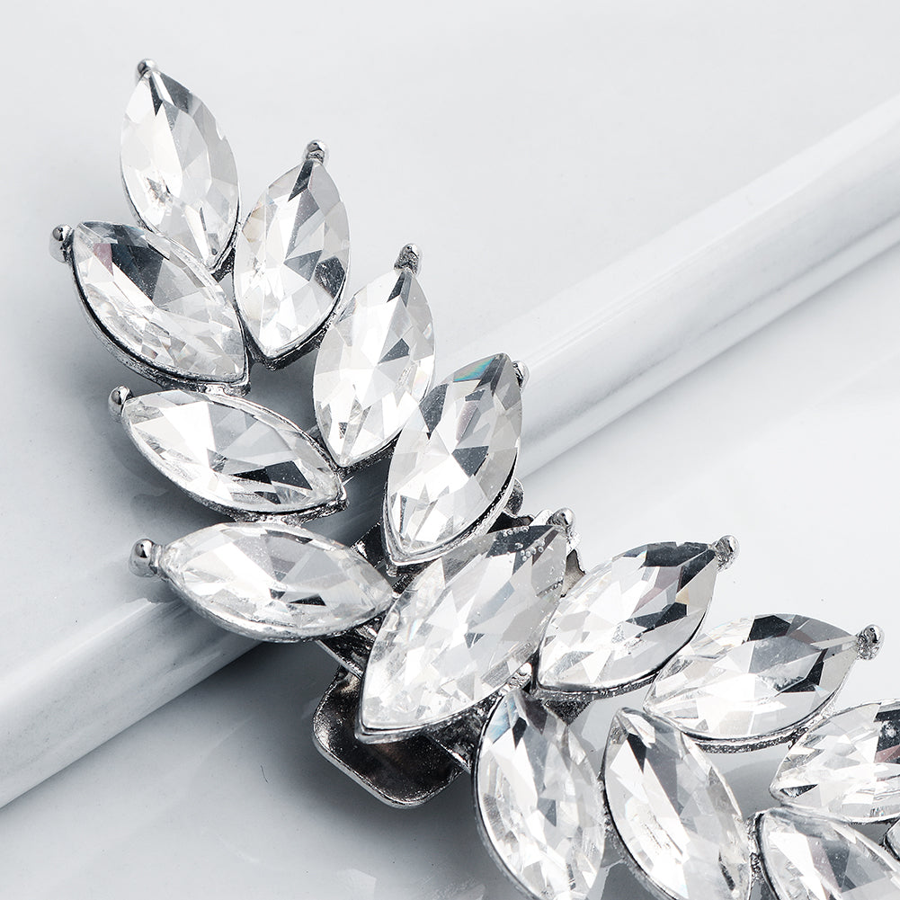 Miallo Stylish Alloy Rhinestone Shoe Buckles Minimalist Unique Shoe Bridal Wedding Shoe Accessories SC-J056