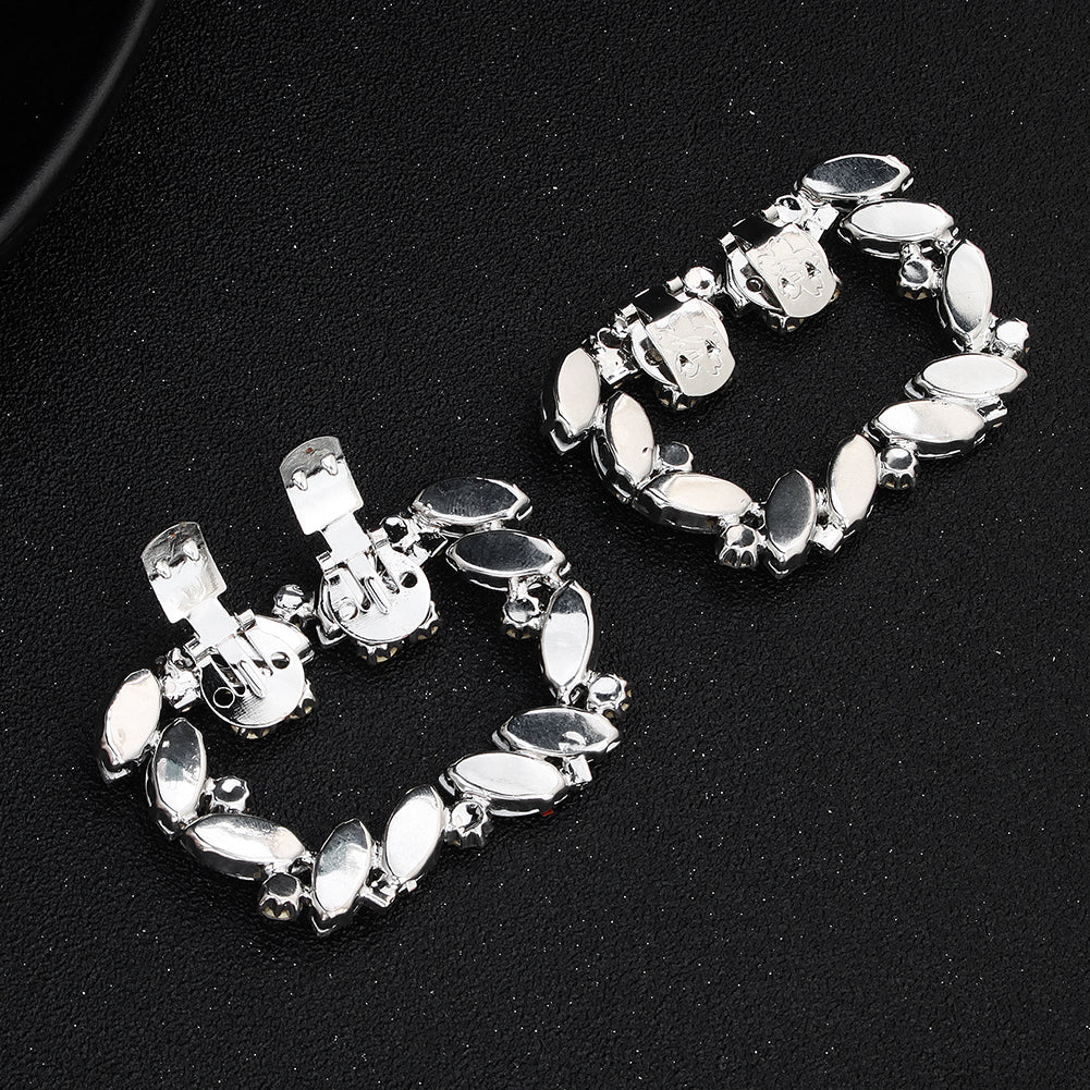 Miallo European American Bridal Accessories Fashion Rhinestone Shoe Buckle Square Metal Shoe Clips SC-J045