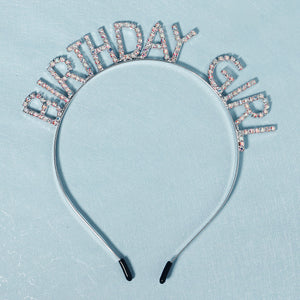 Miallo Simple Crystal Happy Birthday Party Girl Hair Accessories Birthday Dinner Luxury Headdress Decorative Headband TS-J3029