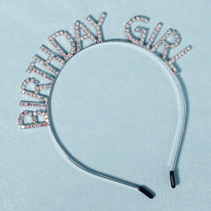 Miallo Simple Crystal Happy Birthday Party Girl Hair Accessories Birthday Dinner Luxury Headdress Decorative Headband TS-J3029