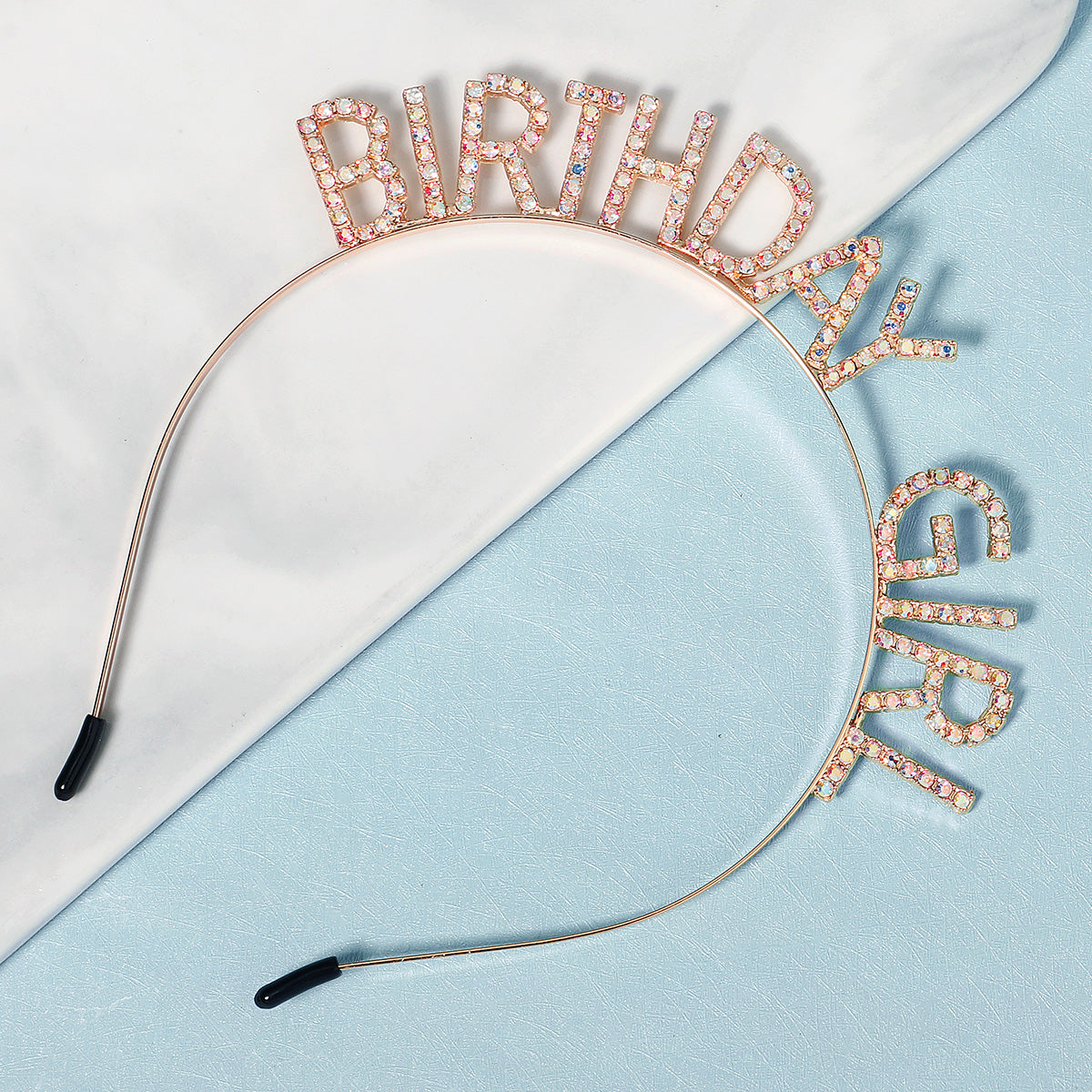 Miallo Simple Crystal Happy Birthday Party Girl Hair Accessories Birthday Dinner Luxury Headdress Decorative Headband TS-J3029