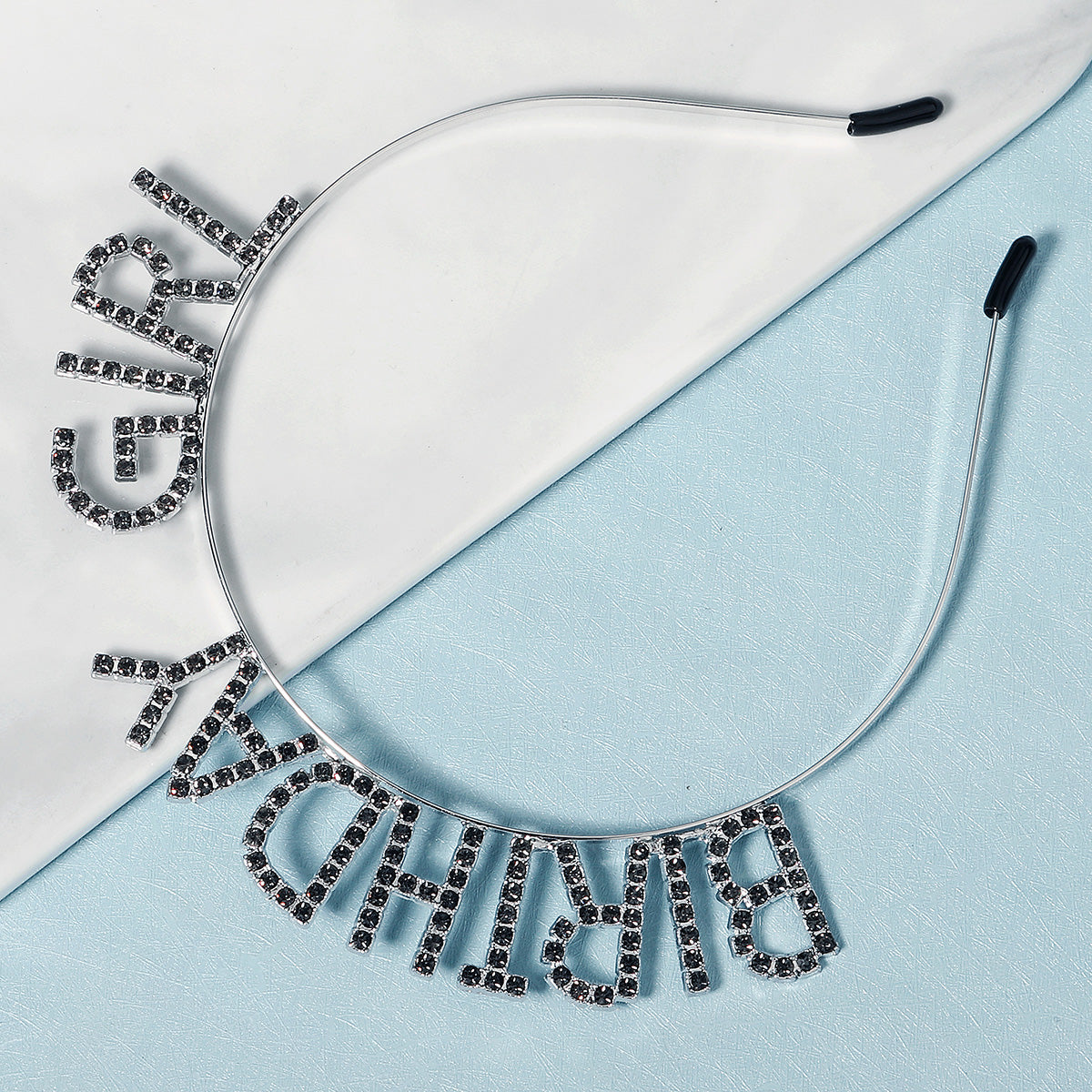 Miallo Simple Crystal Happy Birthday Party Girl Hair Accessories Birthday Dinner Luxury Headdress Decorative Headband TS-J3029