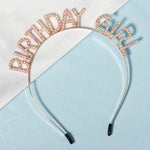 Load image into Gallery viewer, Miallo Simple Crystal Happy Birthday Party Girl Hair Accessories Birthday Dinner Luxury Headdress Decorative Headband TS-J3029
