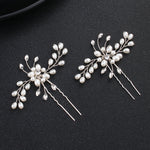 Load image into Gallery viewer, Miallo Simple Pearl Hair Pins (3 pcs/pack) Bridal Wedding Sets Party Hair Accessory Wedding Flower Rhinestone Hair Pins HS-J4475
