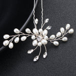 Load image into Gallery viewer, Miallo Simple Pearl Hair Pins (3 pcs/pack) Bridal Wedding Sets Party Hair Accessory Wedding Flower Rhinestone Hair Pins HS-J4475
