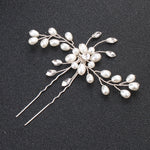 Load image into Gallery viewer, Miallo Simple Pearl Hair Pins (3 pcs/pack) Bridal Wedding Sets Party Hair Accessory Wedding Flower Rhinestone Hair Pins HS-J4475
