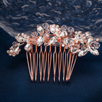 Load image into Gallery viewer, Miallo Exquisite Rhinestone Crystal Bead Flower Handmade Hair Comb Elegant Fashion Hair Accessories For Girls Birthday Gift HS-J5280
