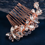 Load image into Gallery viewer, Miallo Exquisite Rhinestone Crystal Bead Flower Handmade Hair Comb Elegant Fashion Hair Accessories For Girls Birthday Gift HS-J5280
