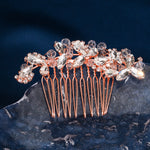 Load image into Gallery viewer, Miallo Exquisite Rhinestone Crystal Bead Flower Handmade Hair Comb Elegant Fashion Hair Accessories For Girls Birthday Gift HS-J5280
