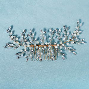 Miallo High Quality Bridal Wedding Handmade Headpieces Fashion Shiny Jelly Stone Hair Comb Simple Women Party Hair Jewelry HS-J6161