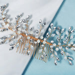 Load image into Gallery viewer, Miallo High Quality Bridal Wedding Handmade Headpieces Fashion Shiny Jelly Stone Hair Comb Simple Women Party Hair Jewelry HS-J6161
