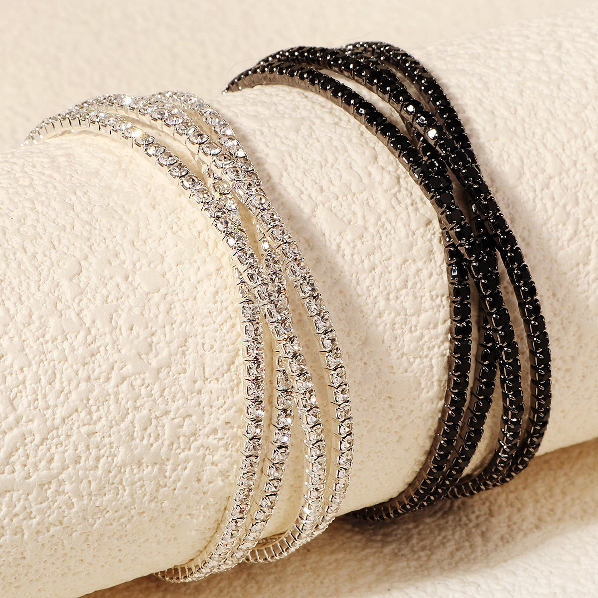 Miallo New Fashion Multi-Layer Cross-Wrapped Bracelet Claw Chain Rhinestone Open Cuff Wedding Bride Accessories BS-J5578