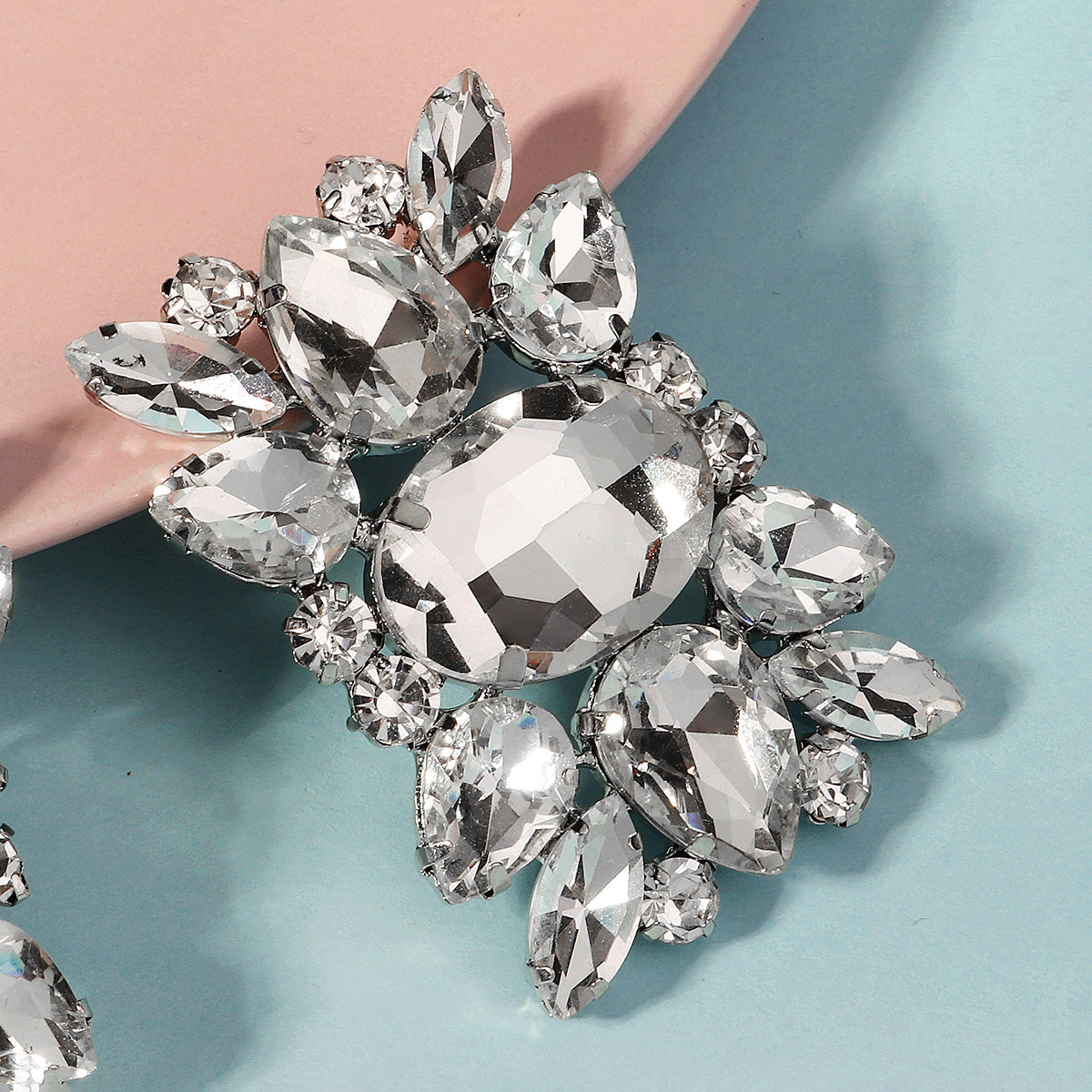 Miallo New Women Rhinestone Shoe Buckles Bridal Wedding Shoe Accessories Metal Inlaid Rhinestone Shoe Clips SC-J090S