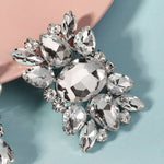 Load image into Gallery viewer, Miallo New Women Rhinestone Shoe Buckles Bridal Wedding Shoe Accessories Metal Inlaid Rhinestone Shoe Clips SC-J090S
