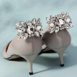 Load image into Gallery viewer, Miallo New Women Rhinestone Shoe Buckles Bridal Wedding Shoe Accessories Metal Inlaid Rhinestone Shoe Clips SC-J090S
