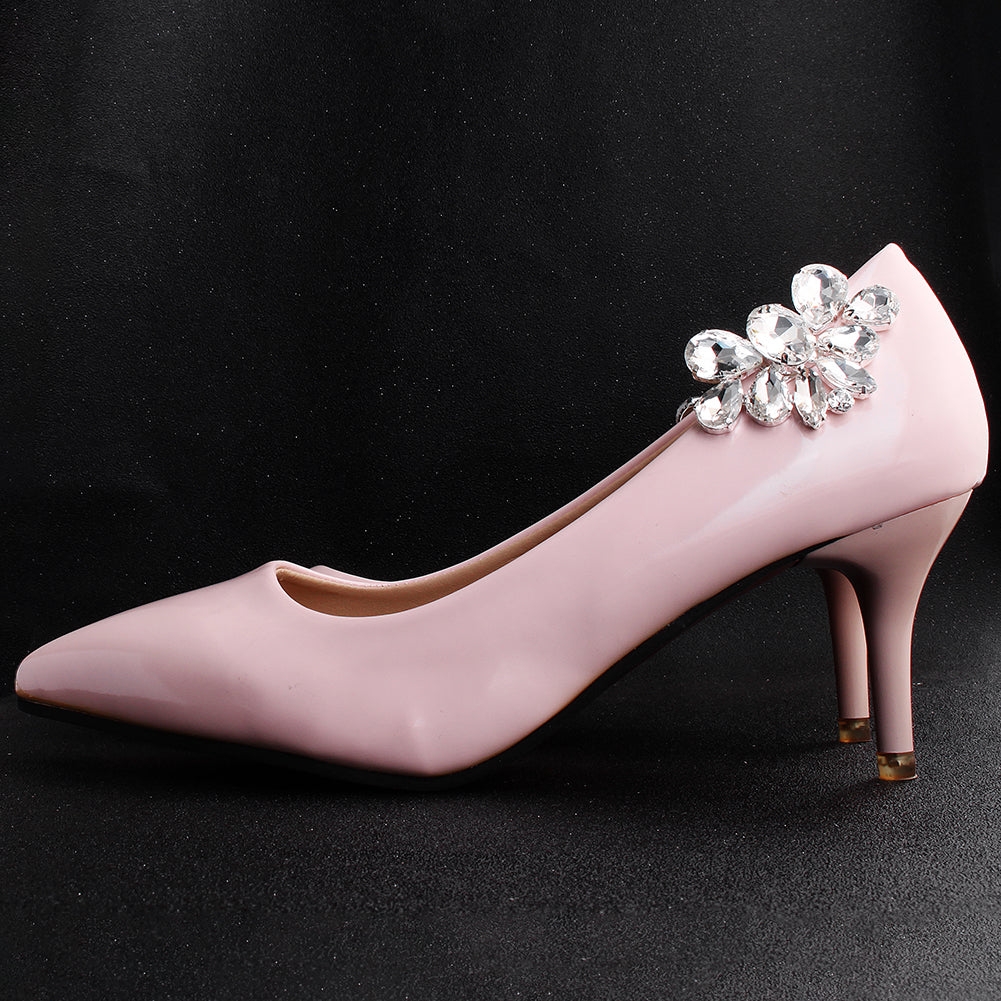 Miallo European American New-Style Bridal Wedding Shoe Accessories Luxury Rhinestone High Heel Shoe Buckle Clips SC-J051