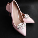 Load image into Gallery viewer, Miallo Shiny Rhinestone Shoe Accessories Stylish Women High Heel Shoe Buckles Metal Decorative Shoe Clips SC-J054
