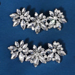 Load image into Gallery viewer, Miallo Versatile Rhinestone Floral Shoe Accessories Fashion Bridal Marquise Cut Rhinestone Shoe Buckles SC-J089S
