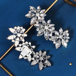 Load image into Gallery viewer, Miallo Versatile Rhinestone Floral Shoe Accessories Fashion Bridal Marquise Cut Rhinestone Shoe Buckles SC-J089S
