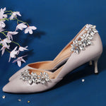 Load image into Gallery viewer, Miallo Versatile Rhinestone Floral Shoe Accessories Fashion Bridal Marquise Cut Rhinestone Shoe Buckles SC-J089S
