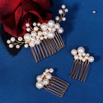 Load image into Gallery viewer, Miallo Vintage Handmade Knitting Pearl Hair Combs Wedding Accessories For Girls HS-J6903G
