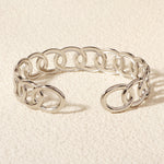 Load image into Gallery viewer, Miallo Fashion Dainty Minimalist Jewelry Tarnish Free Stainless Steel Hollow Link Chain Cuff Bangle Bracelet BS-J5562S
