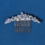 Load image into Gallery viewer, Miallo Silver Zircon Wedding Side Hair Combs Fashion Flower Hair Accessories for Bridal HS-J6664S
