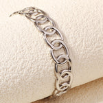 Load image into Gallery viewer, Miallo Fashion Dainty Minimalist Jewelry Tarnish Free Stainless Steel Hollow Link Chain Cuff Bangle Bracelet BS-J5562S
