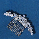 Load image into Gallery viewer, Miallo Silver Zircon Wedding Side Hair Combs Fashion Flower Hair Accessories for Bridal HS-J6664S
