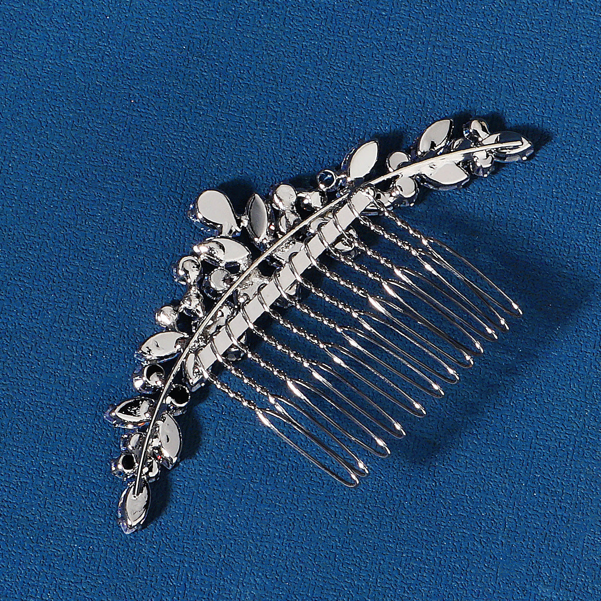 Miallo Silver Zircon Wedding Side Hair Combs Fashion Flower Hair Accessories for Bridal HS-J6664S