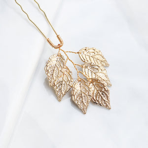 Miallo High Quality Trendy Elegant Rhinestone Hair pins (6pcs/pack) Alloy Leaves Wedding Party Hair Accessories For Girls HS-J5907